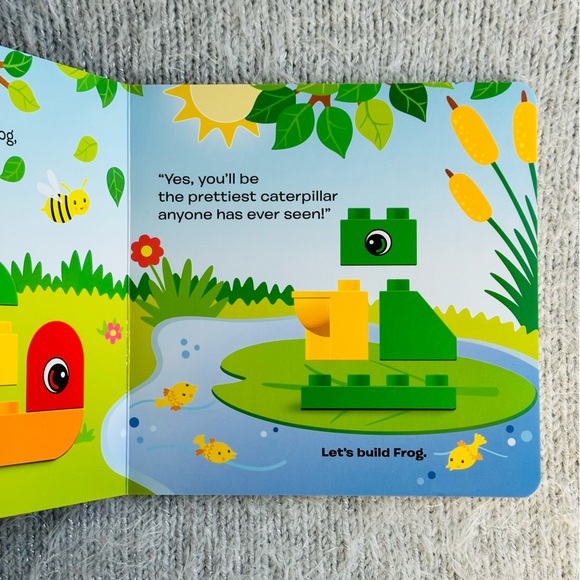 Lego Grow Caterpillar Grow ❕🐛 Baby Board Book - Picture 5 of 6